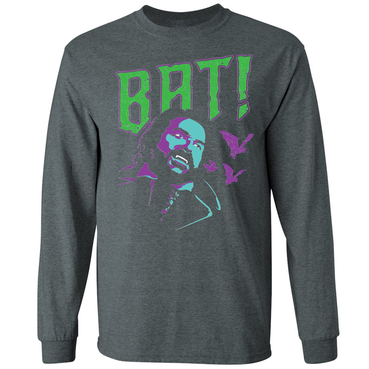 Long Sleeve T-Shirt - PUNQ88J3 - Dark Heather - 15