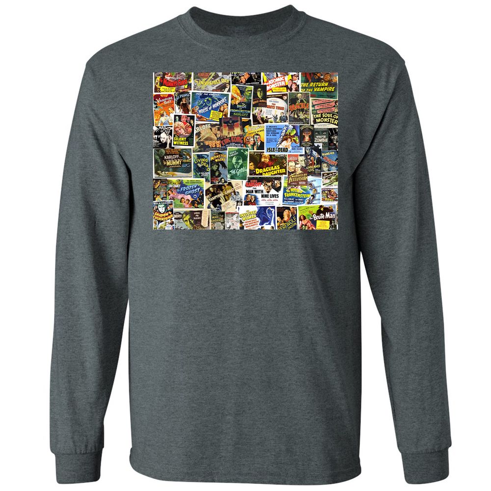 Long Sleeve T-Shirt - SE8HBWZC - Dark Heather - 15