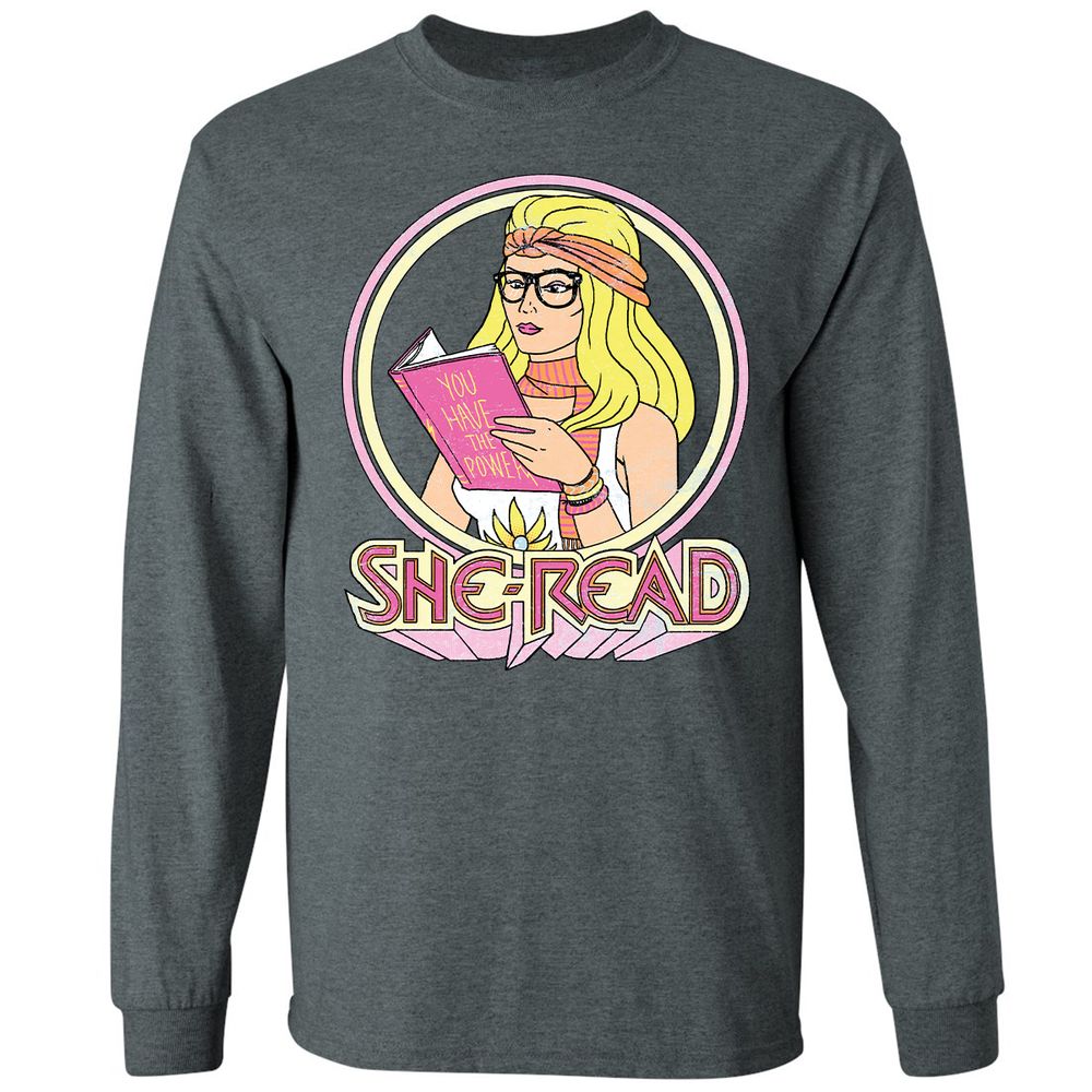 Long Sleeve T-Shirt - AMMVZX1H - Dark Heather - 15