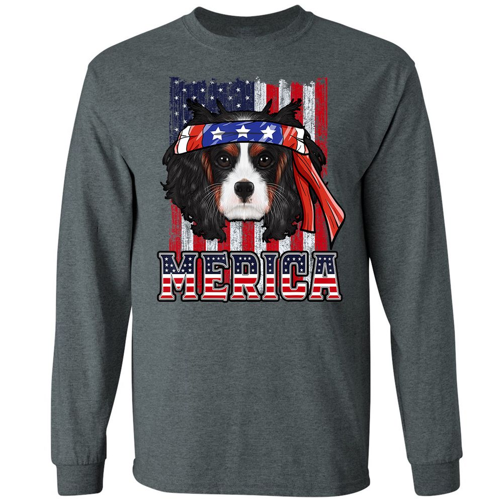 Long Sleeve T-Shirt - D7T1KW8F - Dark Heather - 15