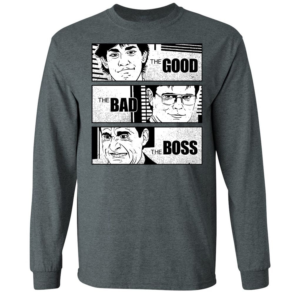 Long Sleeve T-Shirt - 8347BQJ3 - Dark Heather - 15