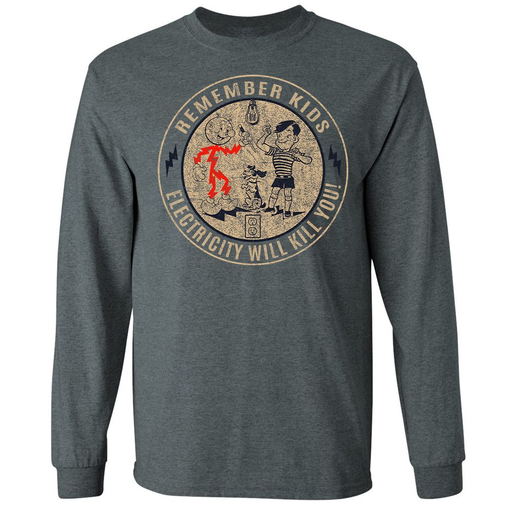 Long Sleeve T-Shirt - XWDCM9C8 - Dark Heather - 15