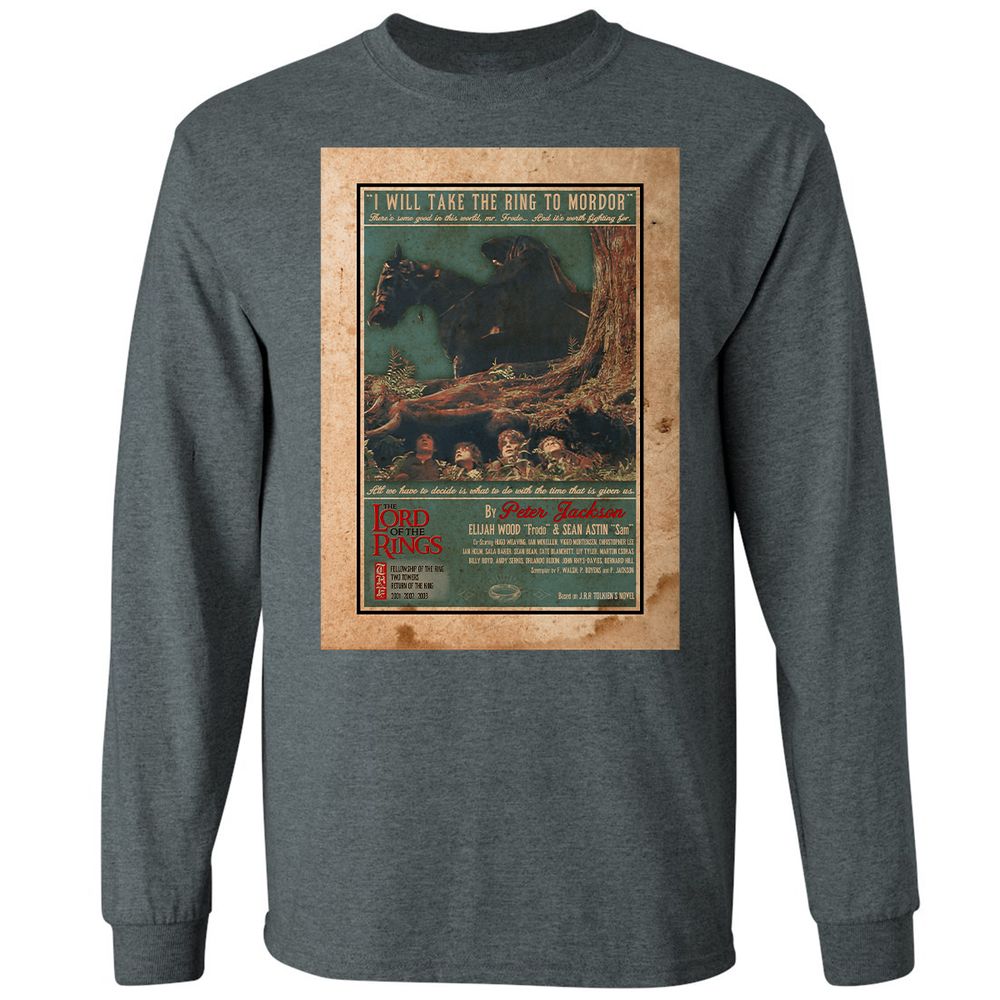 Long Sleeve T-Shirt - QXKLY3DP - Dark Heather - 15