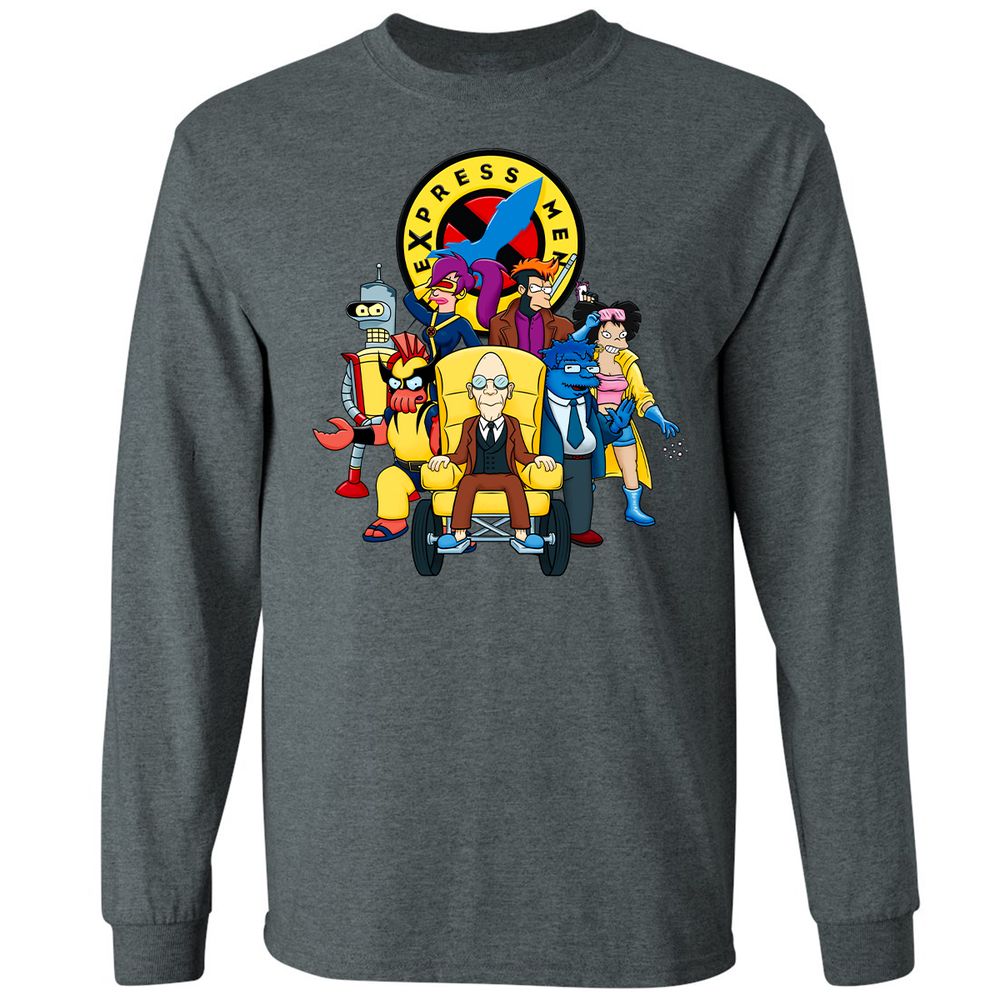 Long Sleeve T-Shirt - PU7H2BSR - Dark Heather - 15