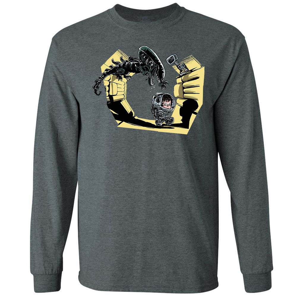 Long Sleeve T-Shirt - TYY15BKV - Dark Heather - 15