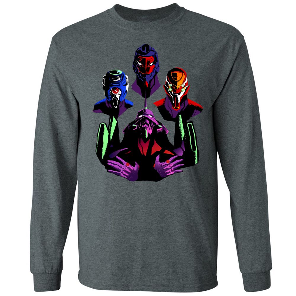 Long Sleeve T-Shirt - MG8VG1RN - Dark Heather - 15