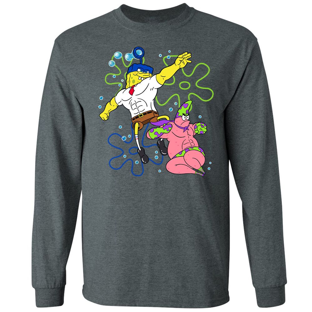 Long Sleeve T-Shirt - FC7BVJ1Q - Dark Heather - 15