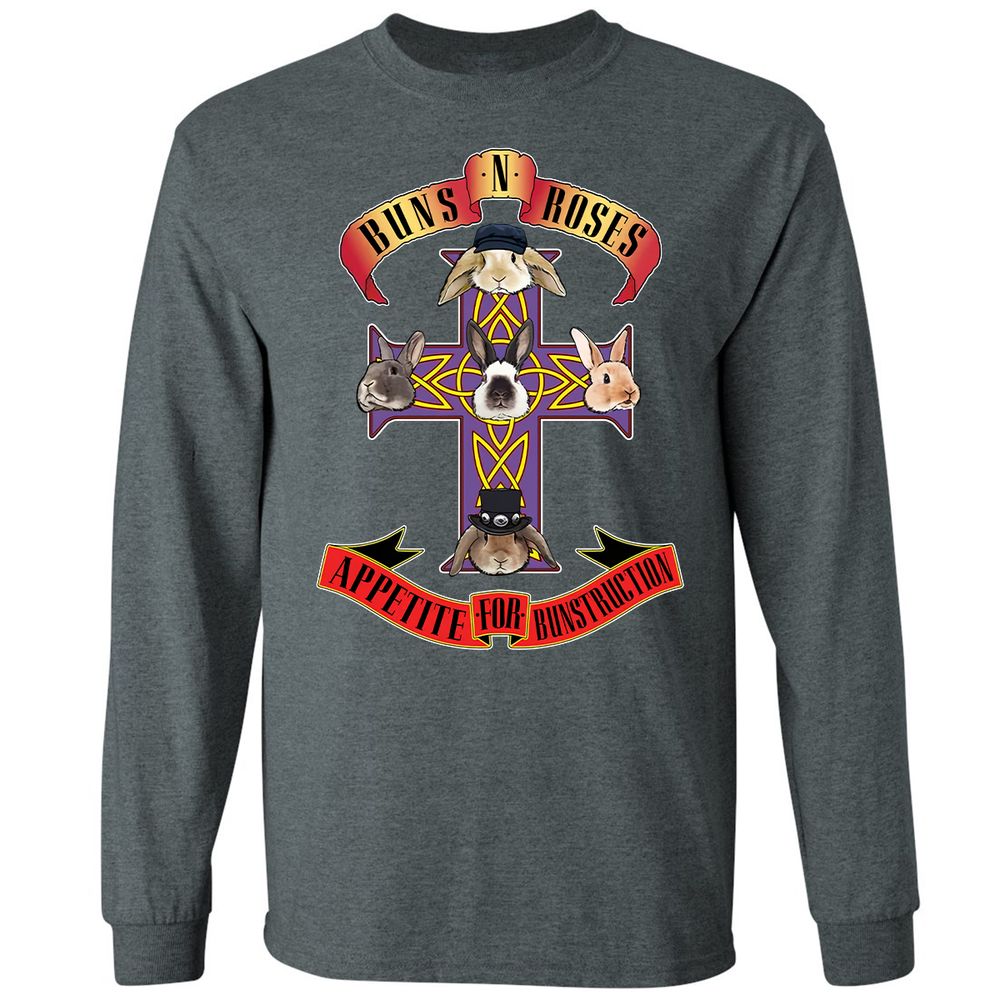 Buns and Roses - Dark Heather - 15