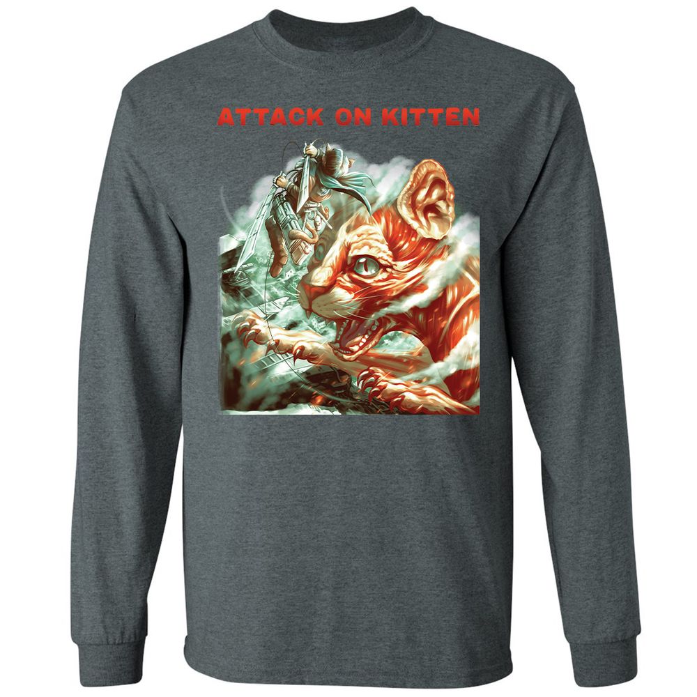 Long Sleeve T-Shirt - RUHAV6WC - Dark Heather - 15