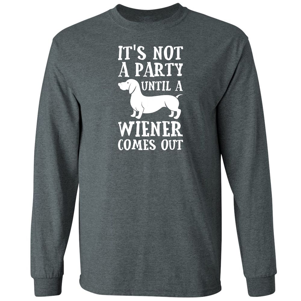 Long Sleeve T-Shirt - W2PHJK3X - Dark Heather - 15