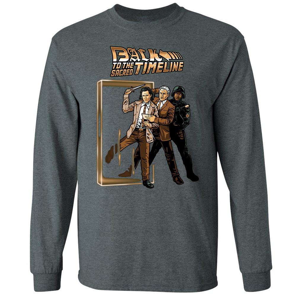 Long Sleeve T-Shirt - QYB63UNR - Dark Heather - 15