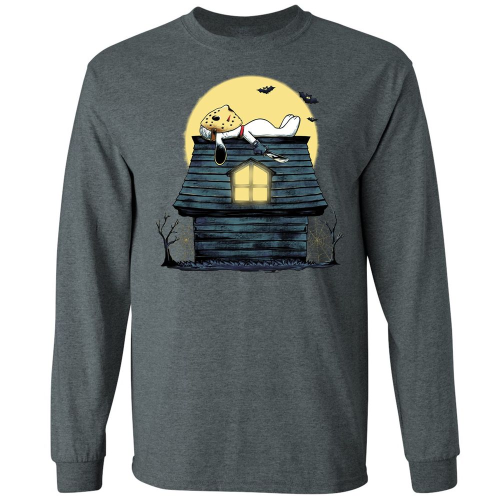 Long Sleeve T-Shirt - CFBQMQJG - Dark Heather - 15