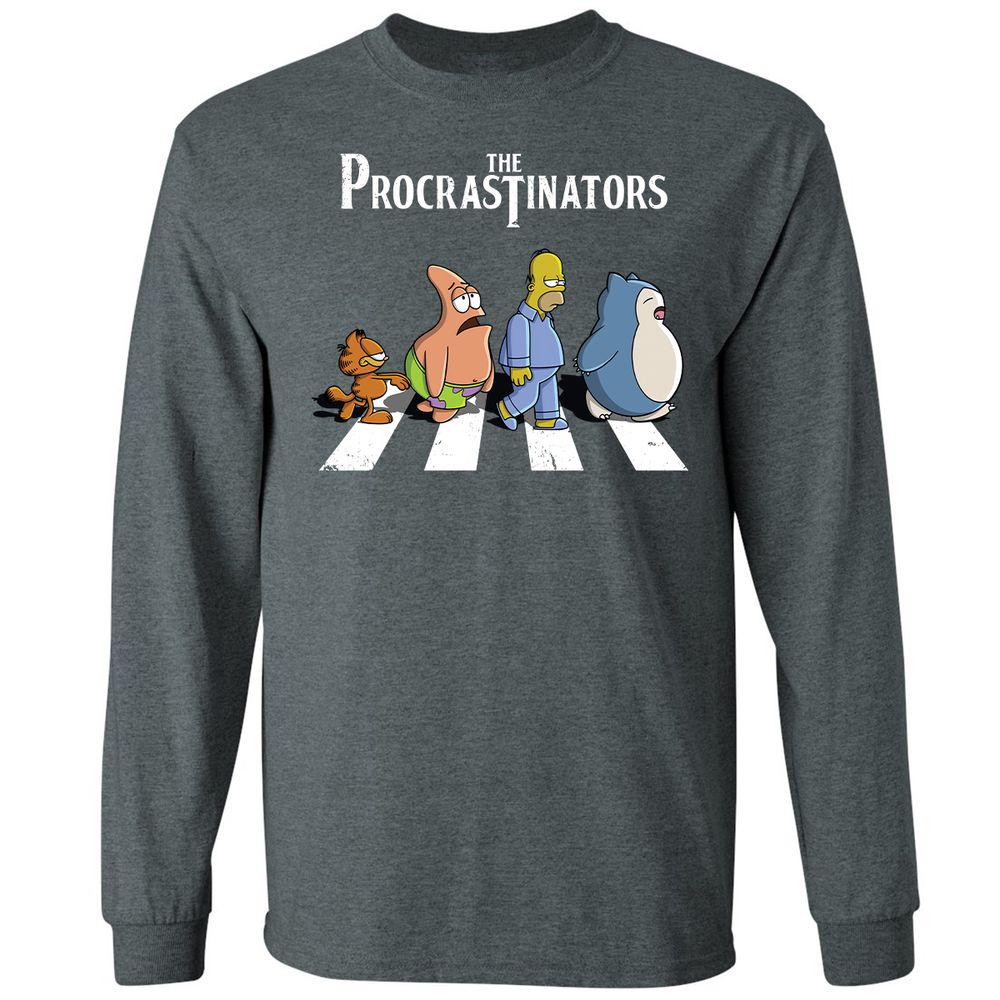 Long Sleeve T-Shirt - R8ZZMT93 - Dark Heather - 15