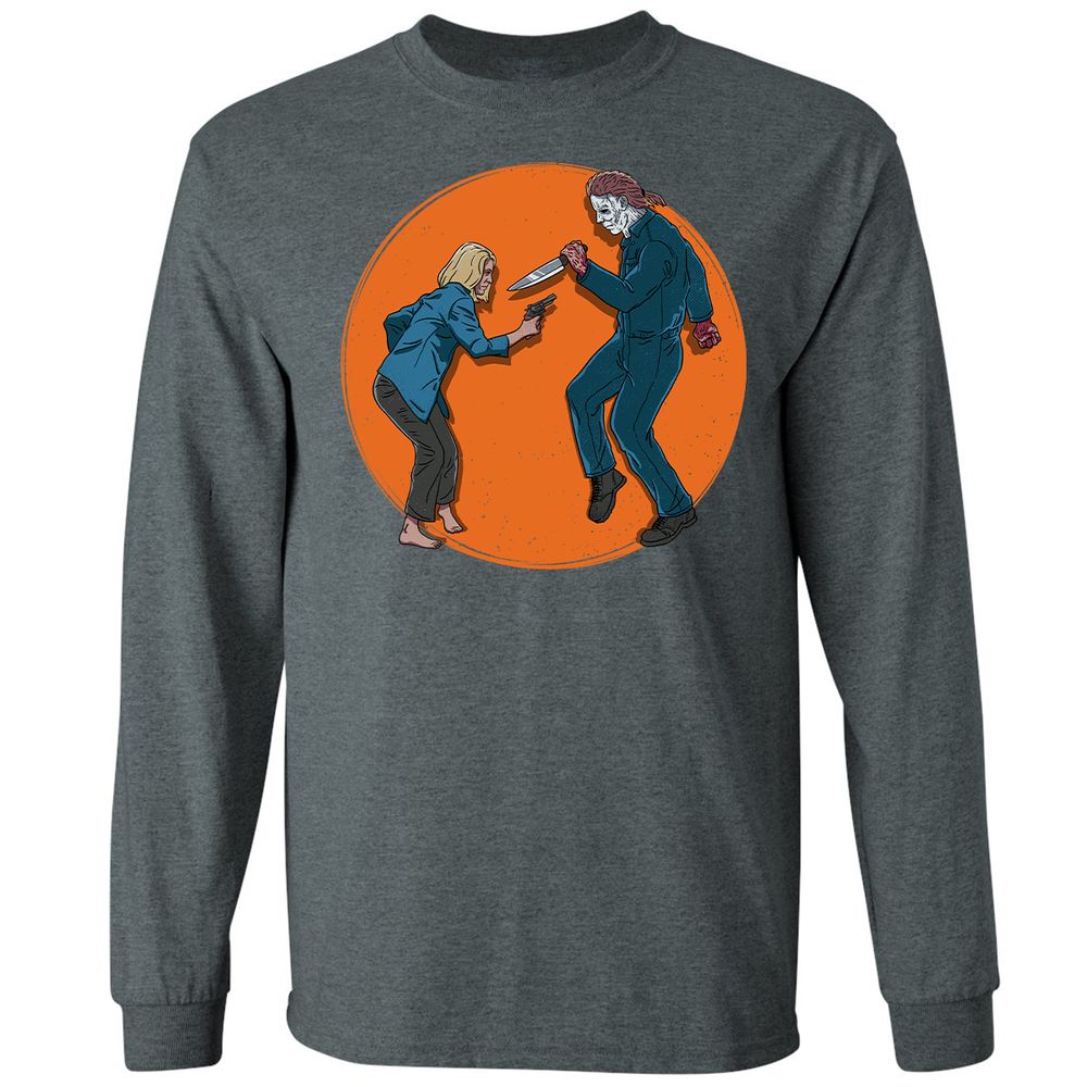 Long Sleeve T-Shirt - EHH8PYJQ - Dark Heather - 15