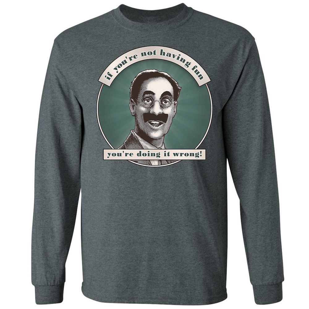 Long Sleeve T-Shirt - 71YCA7SH - Dark Heather - 15
