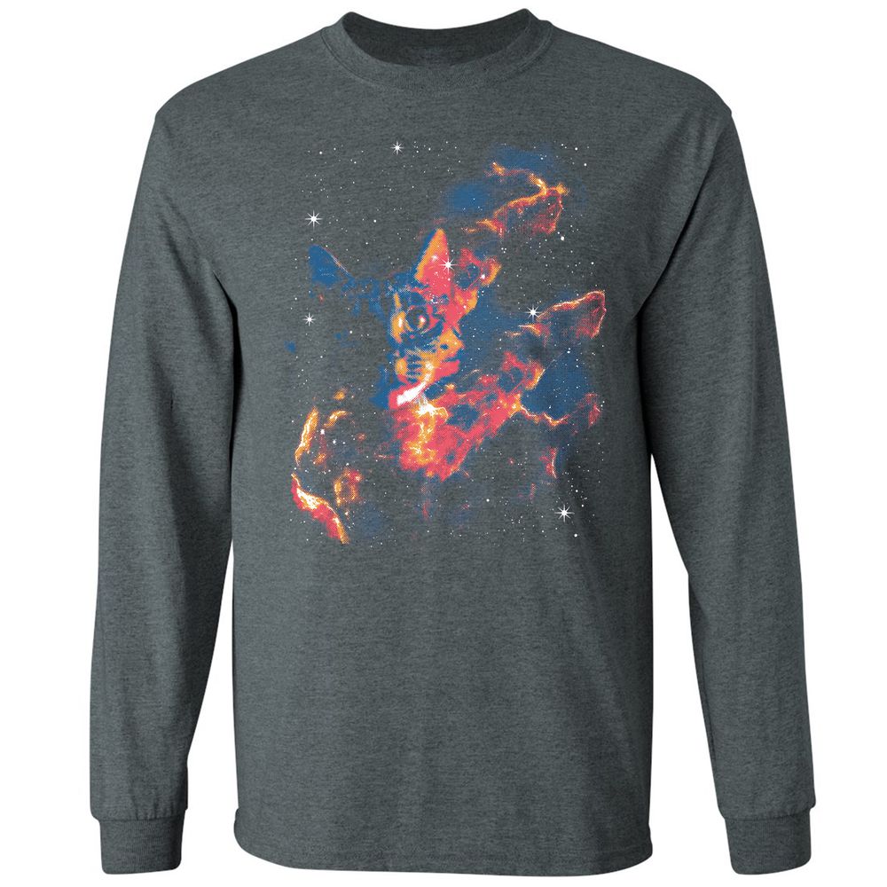 Long Sleeve T-Shirt - M8GZQVBA - Dark Heather - 15