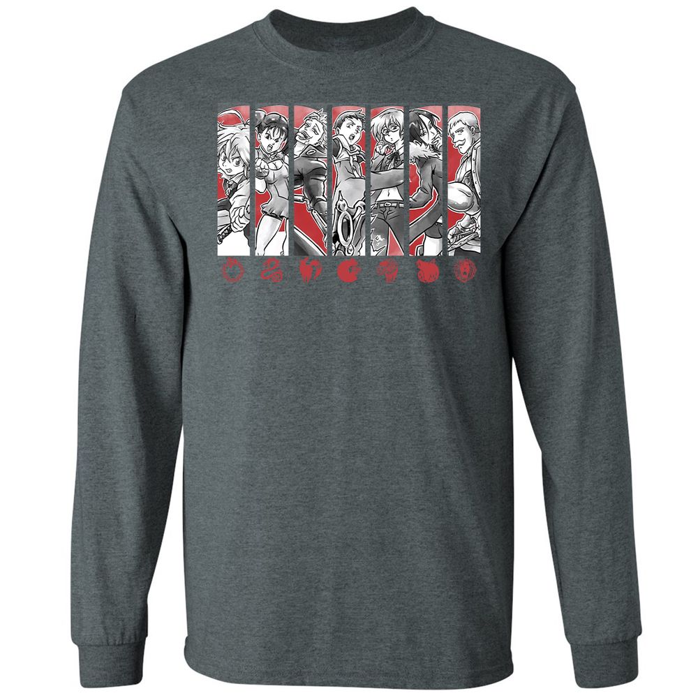 Long Sleeve T-Shirt - P81RMQZZ - Dark Heather - 15