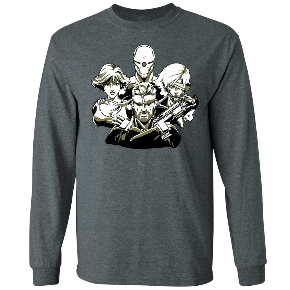 Long Sleeve T-Shirt - GJ8EC445 - Dark Heather - 15