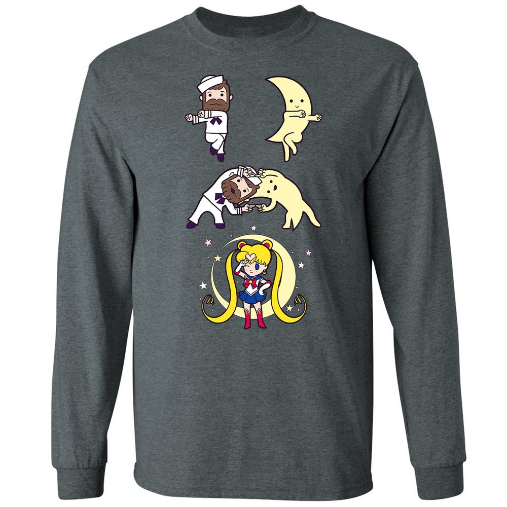 Long Sleeve T-Shirt - U9ZEAKL9 - Dark Heather - 15
