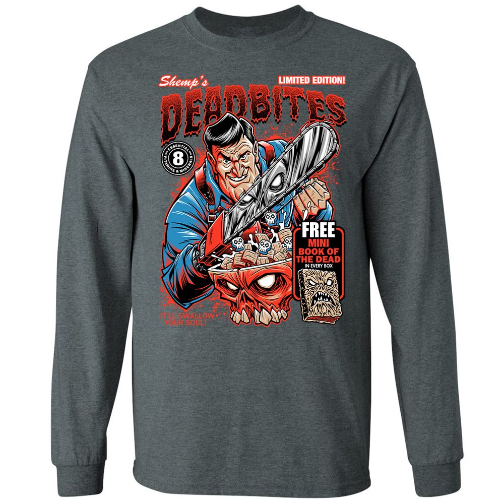 Long Sleeve T-Shirt - 1PSD3AKW - Dark Heather - 15