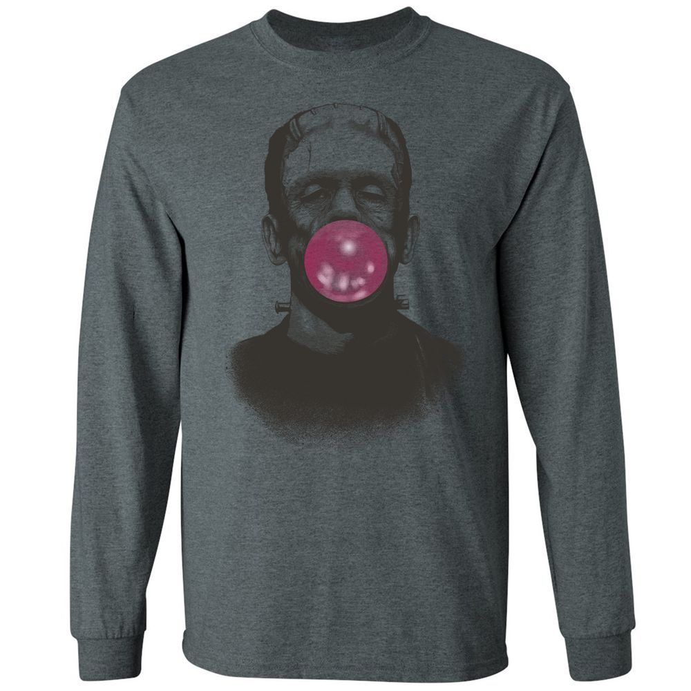 Long Sleeve T-Shirt - R3P37P5C - Dark Heather - 15