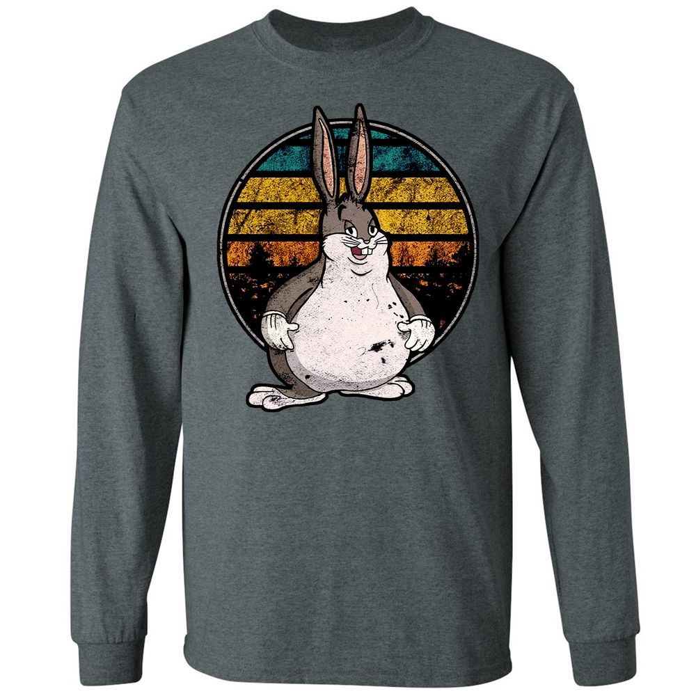 Long Sleeve T-Shirt - 1XNSRHZ3 - Dark Heather - 15