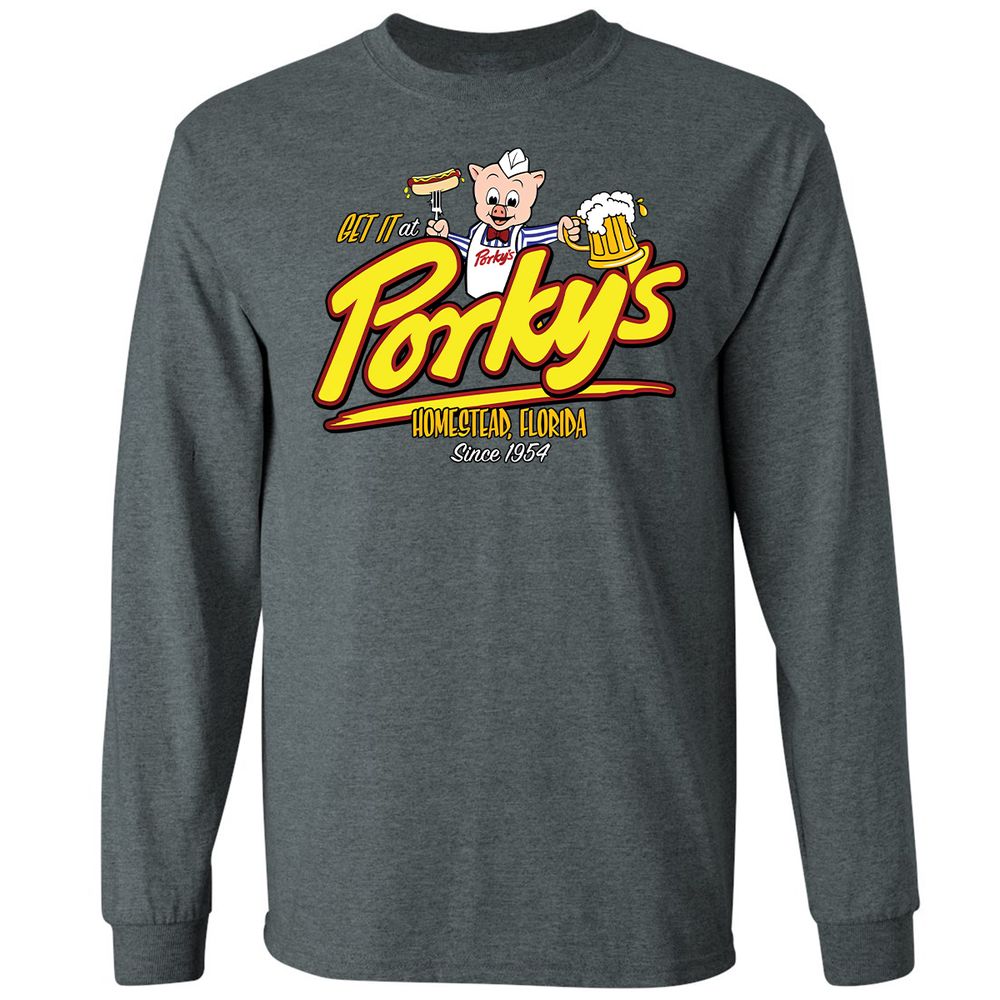 Long Sleeve T-Shirt - QK9VT9PY - Dark Heather - 15