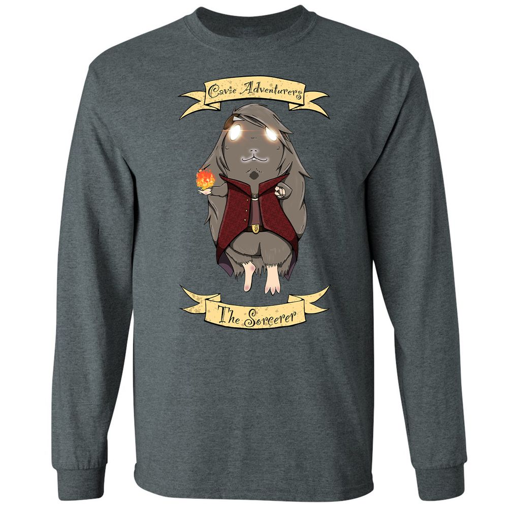 Long Sleeve T-Shirt - HUSPURFU - Dark Heather - 15
