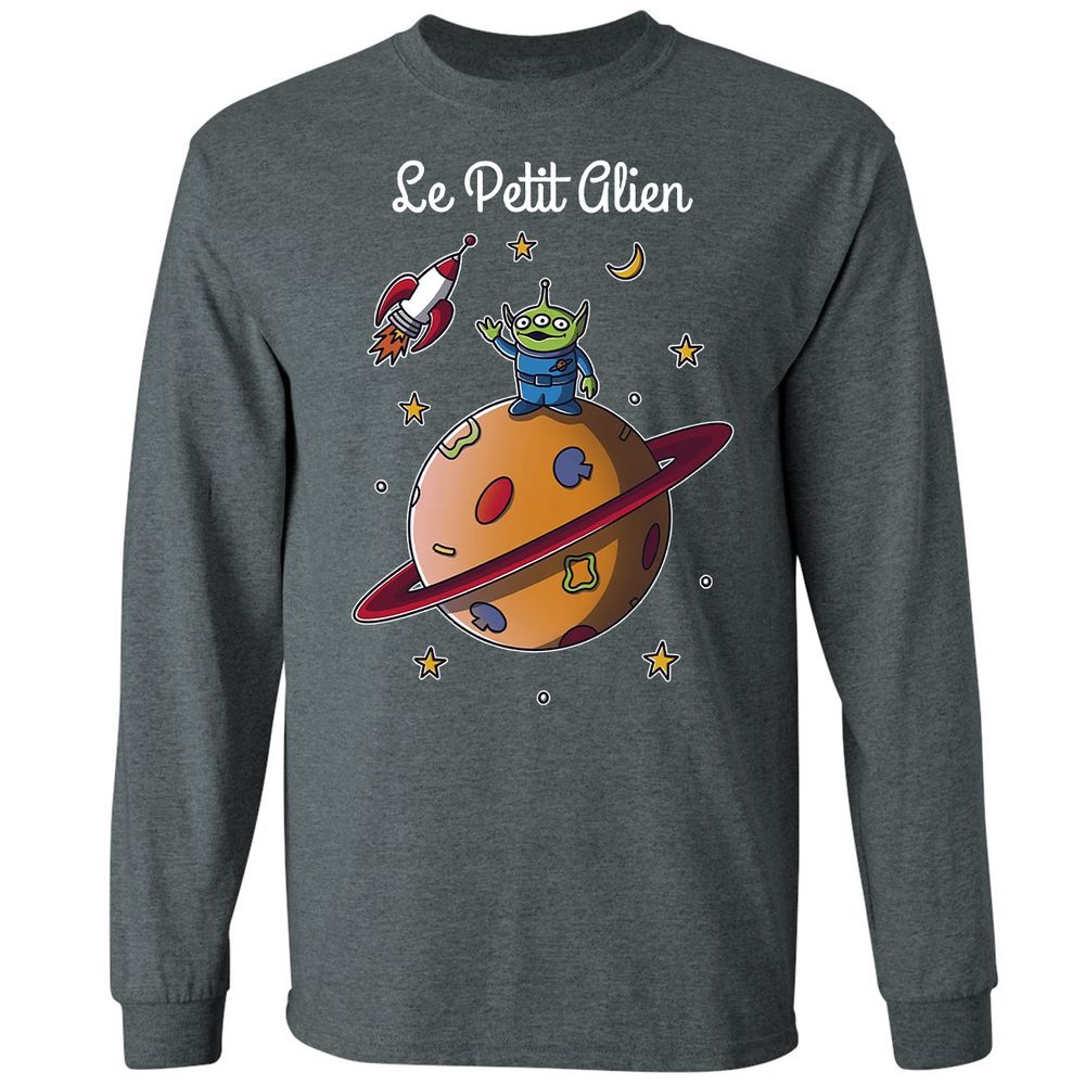 Long Sleeve T-Shirt - 7N58A7PL - Dark Heather - 15