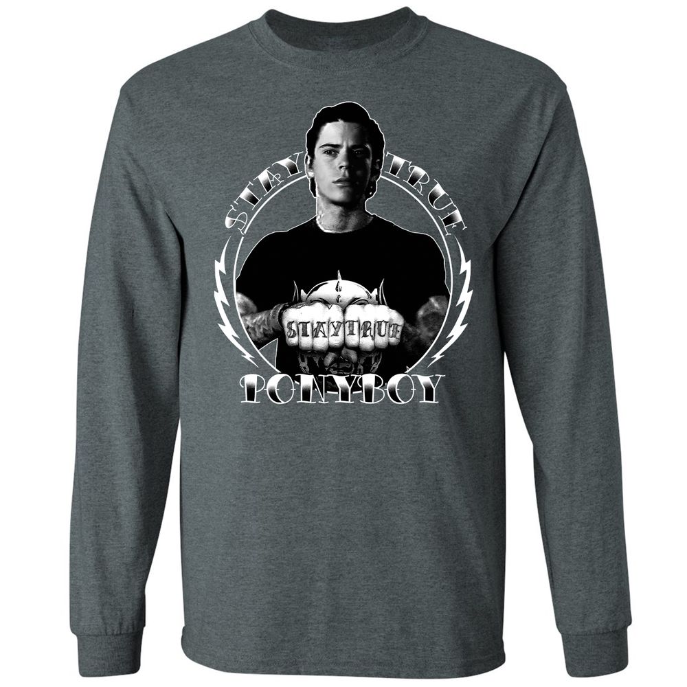 Long Sleeve T-Shirt - 9V922KX6 - Dark Heather - 15