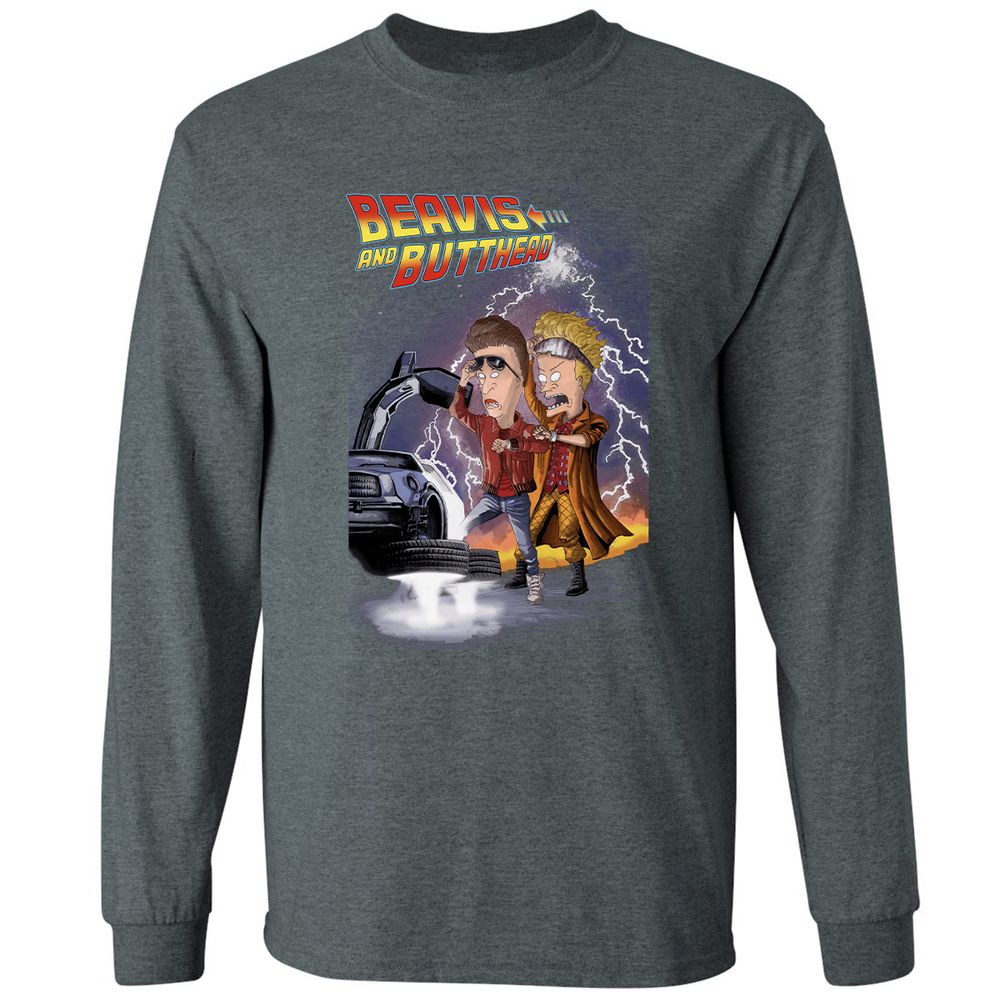 Long Sleeve T-Shirt - BJA8Y7GQ - Dark Heather - 15