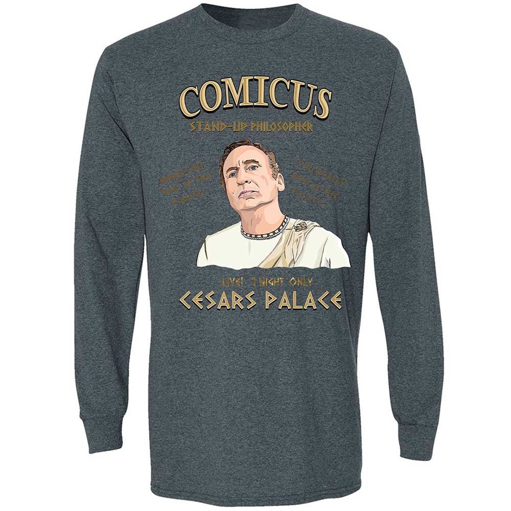 Comicus- Stand-up Philosopher - Dark Heather - 15