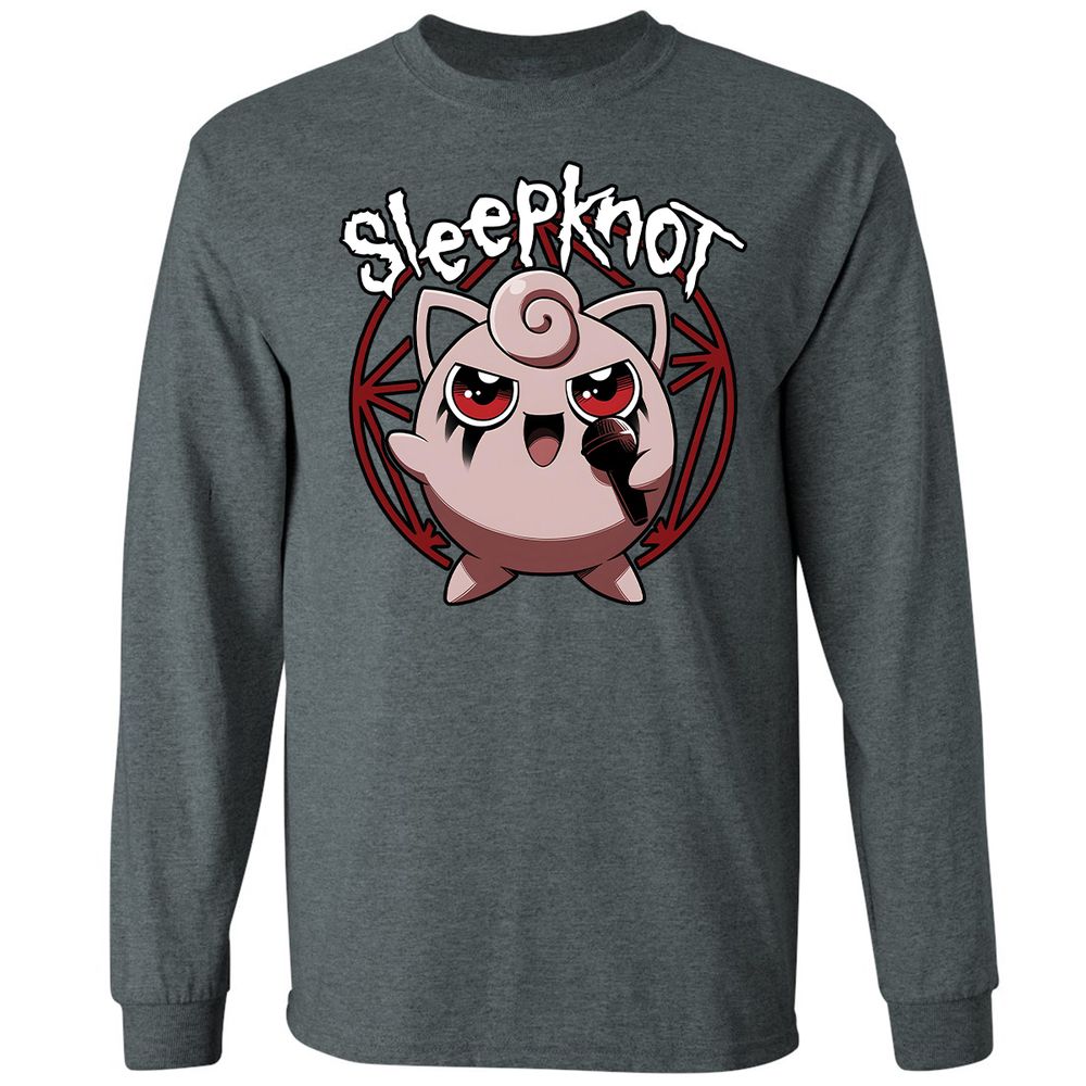 Long Sleeve T-Shirt - Y8H2LHNZ - Dark Heather - 15