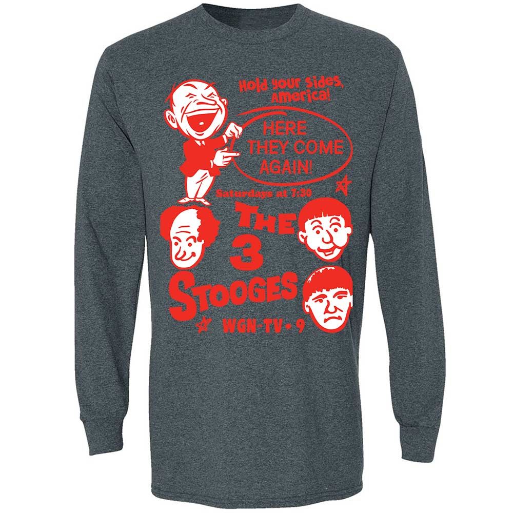 The 3 Stooges - Dark Heather - 15