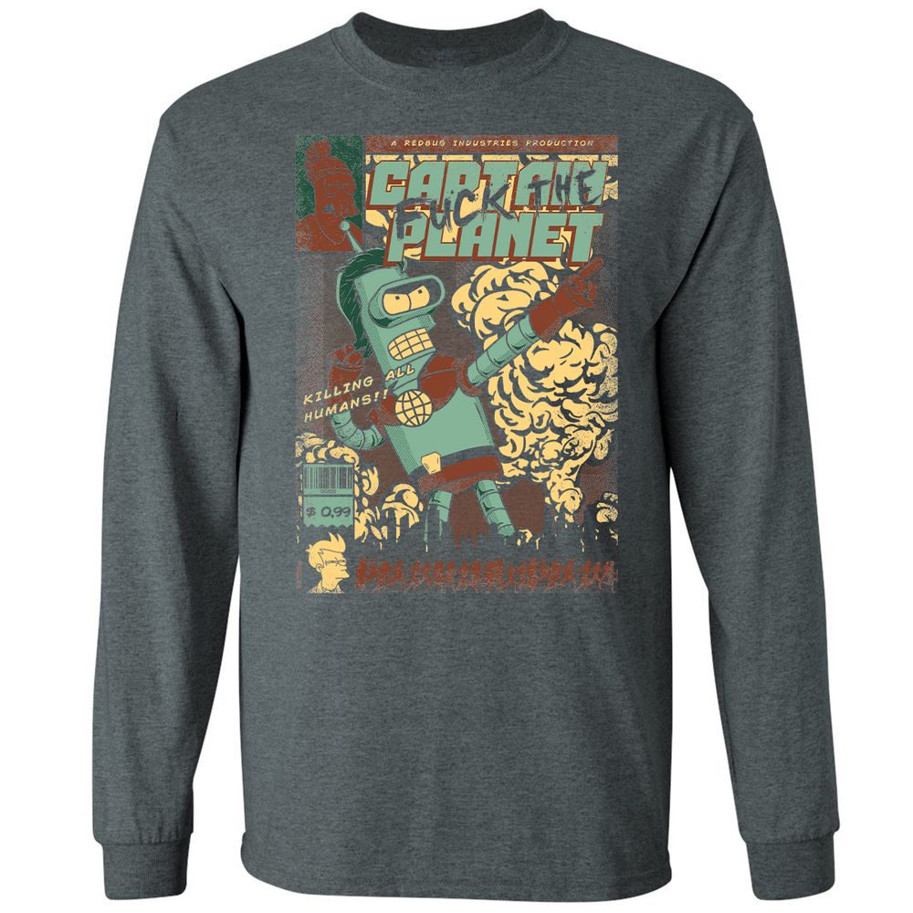 Long Sleeve T-Shirt - NR8S8615 - Dark Heather - 15