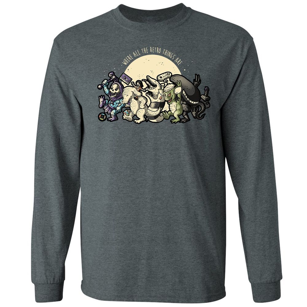 Long Sleeve T-Shirt - 7MLXA5K7 - Dark Heather - 15