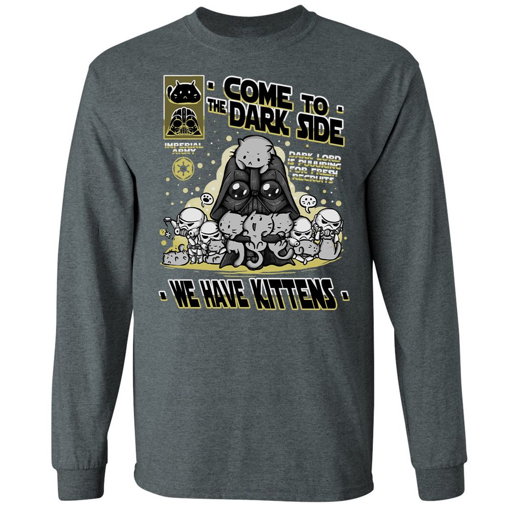 Long Sleeve T-Shirt - AFX8CQR4 - Dark Heather - 15