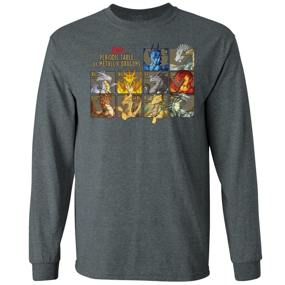 Long Sleeve T-Shirt - CJD79F3Z - Dark Heather - 15