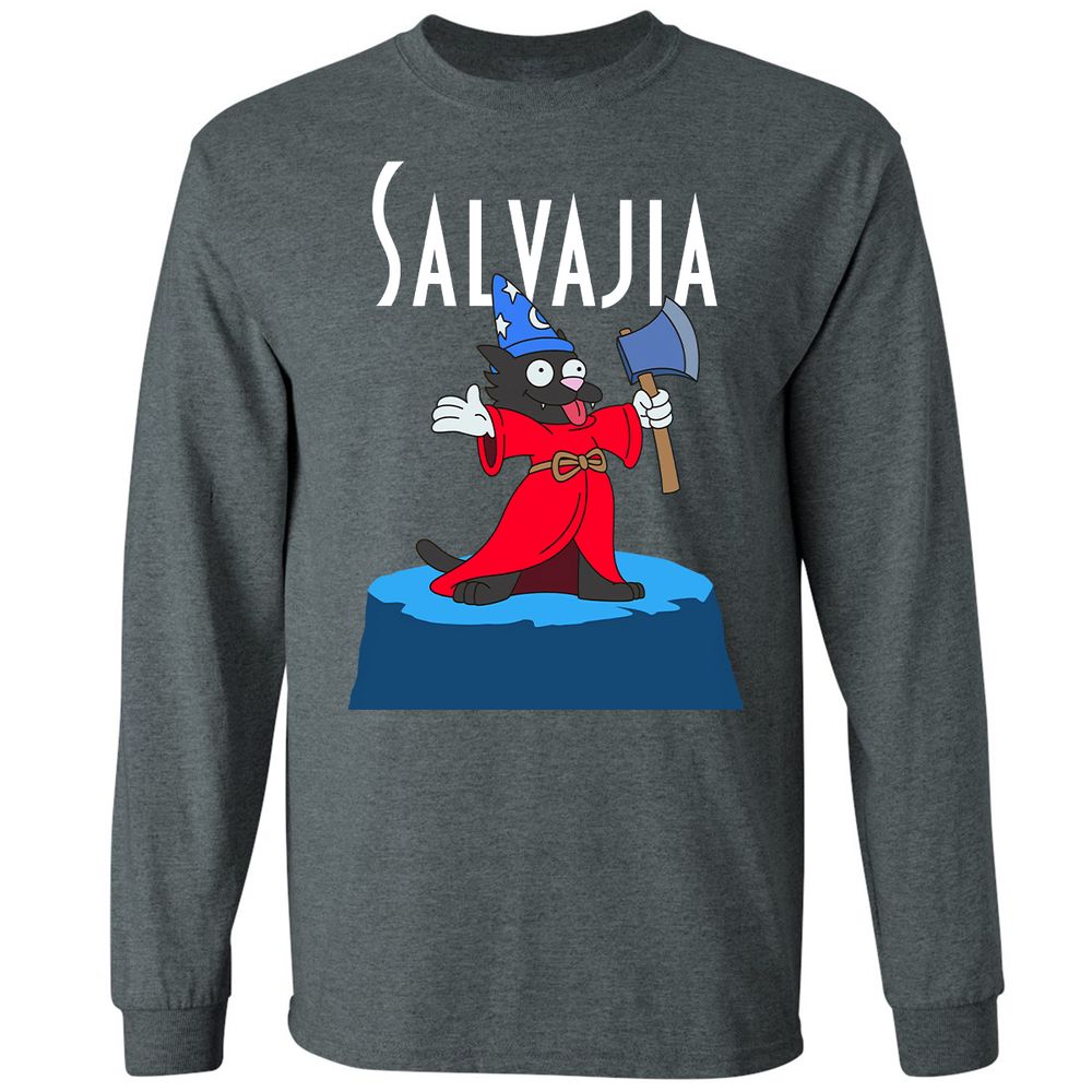 Long Sleeve T-Shirt - HQCFGY7C - Dark Heather - 15