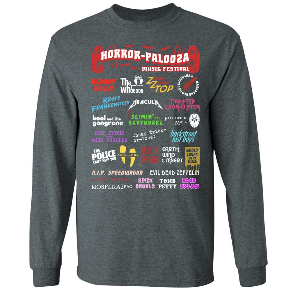 Long Sleeve T-Shirt - MUY9VX7U - Dark Heather - 15