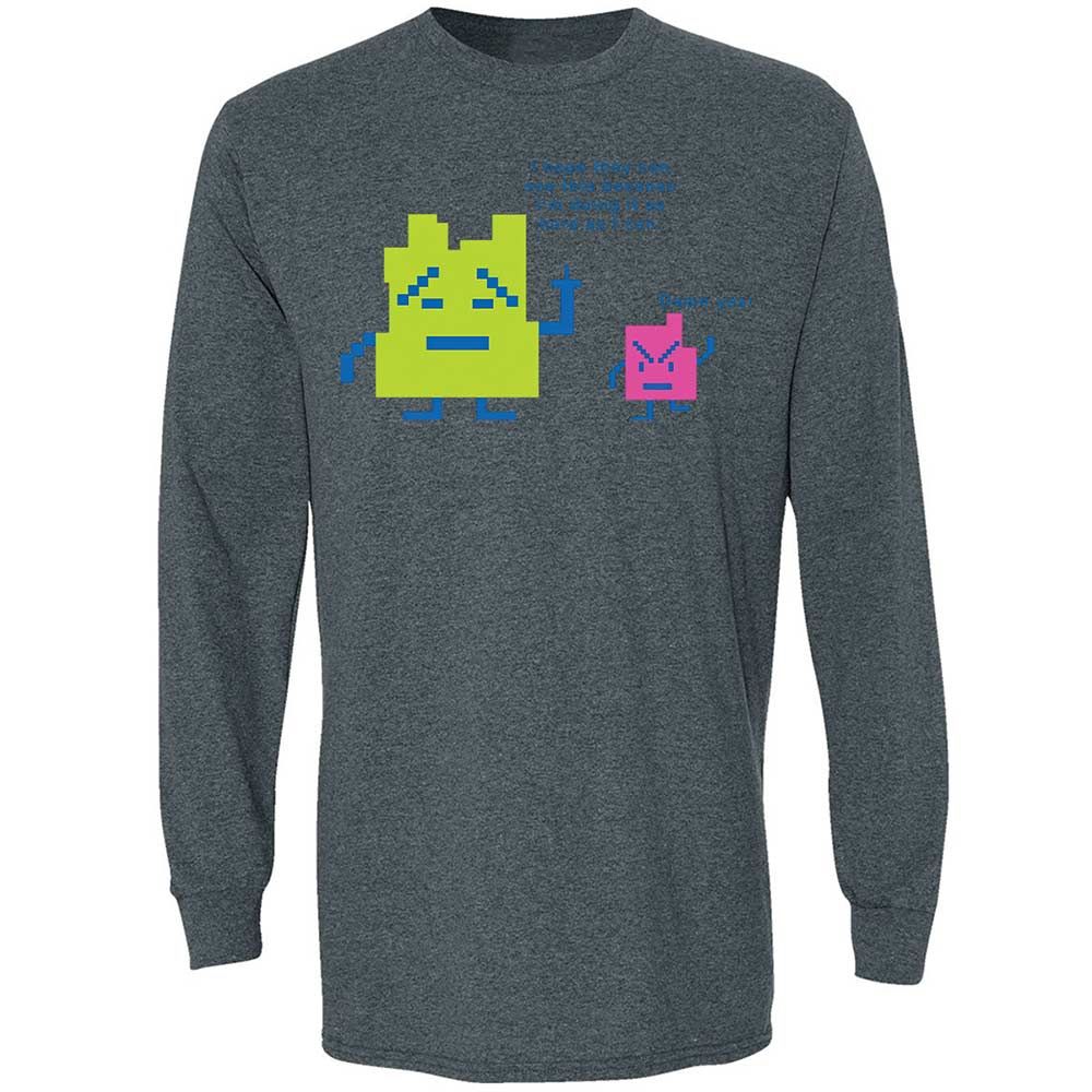 Long Sleeve T-Shirt - SMPANMPZ - Dark Heather - 15