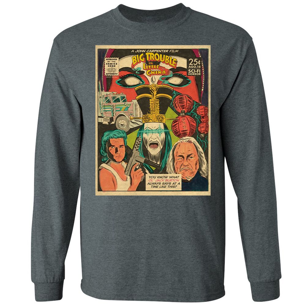 Long Sleeve T-Shirt - MDCLPNKG - Dark Heather - 15