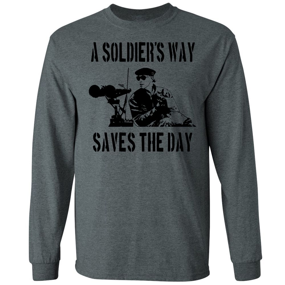 Long Sleeve T-Shirt - LBYWA434 - Dark Heather - 15