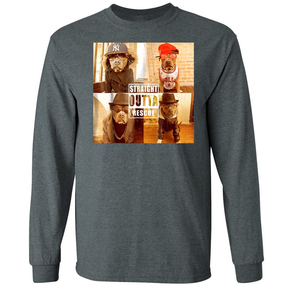 Long Sleeve T-Shirt - P9WYFMK6 - Dark Heather - 15