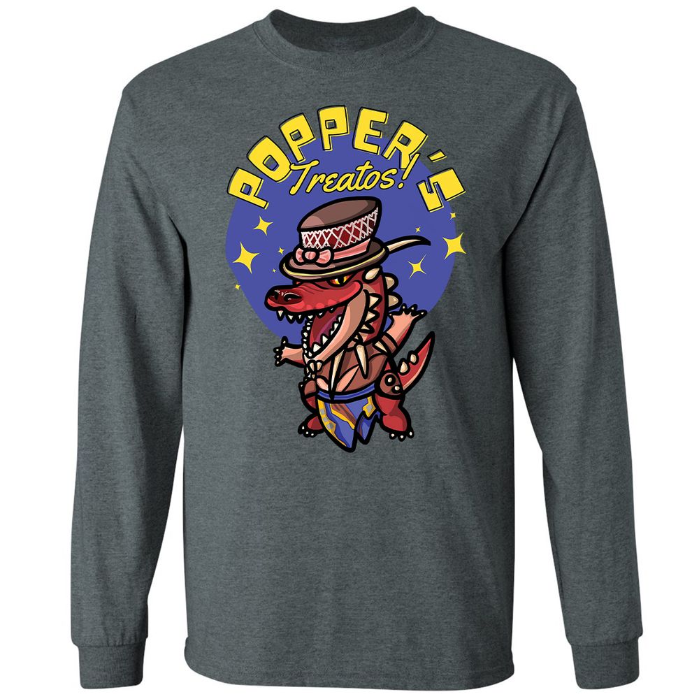 Long Sleeve T-Shirt - 1XBV6BM4 - Dark Heather - 15