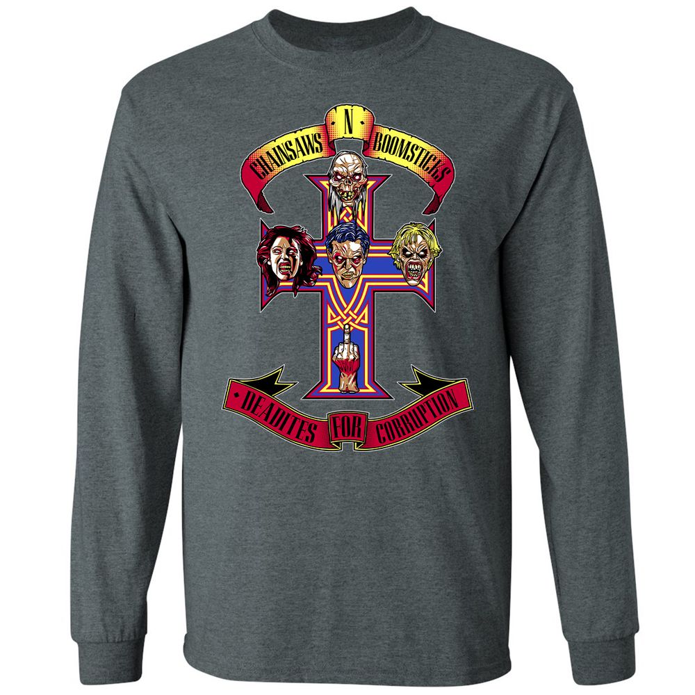 Long Sleeve T-Shirt - UQW6SSGK - Dark Heather - 15