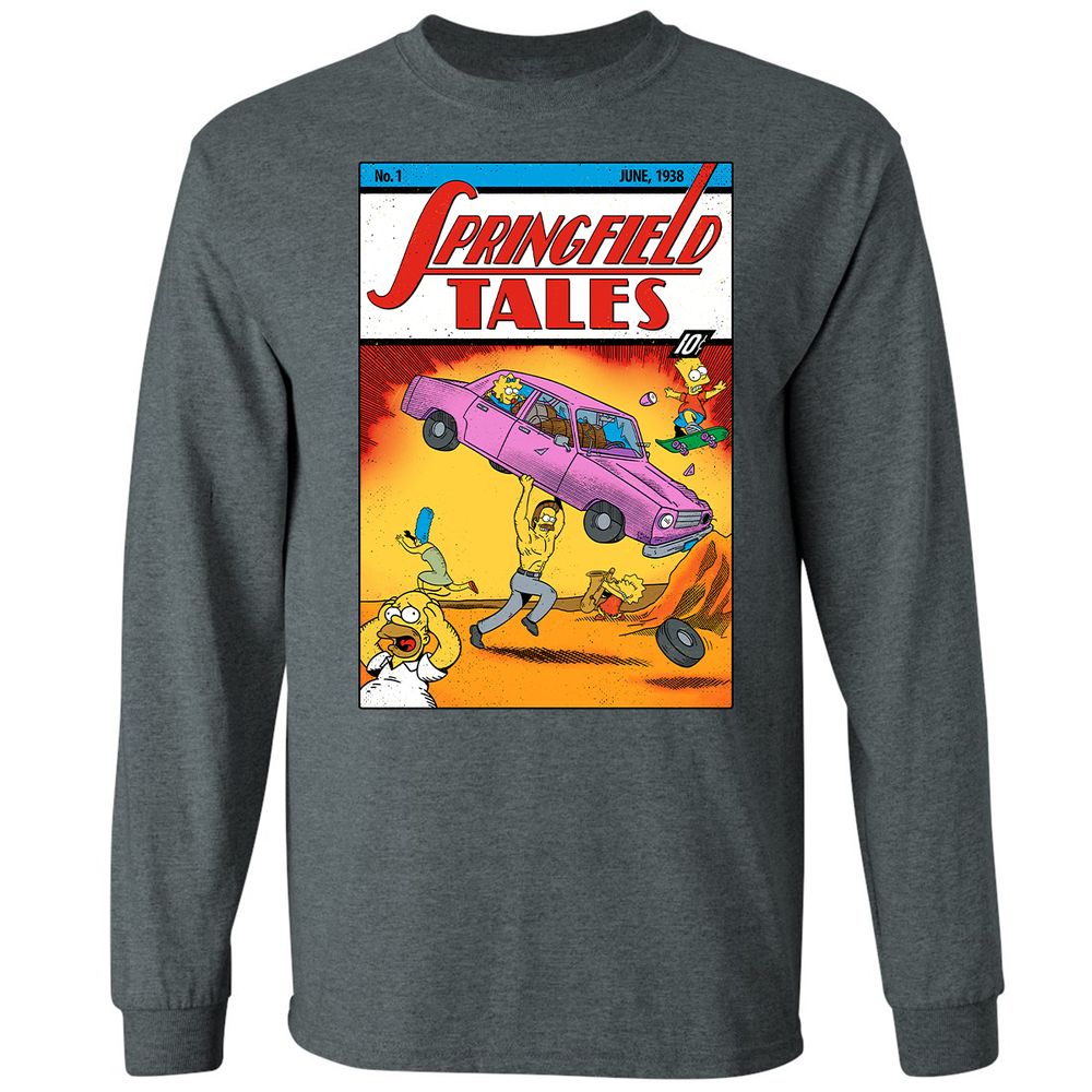 Long Sleeve T-Shirt - 9NH8ACWQ - Dark Heather - 15