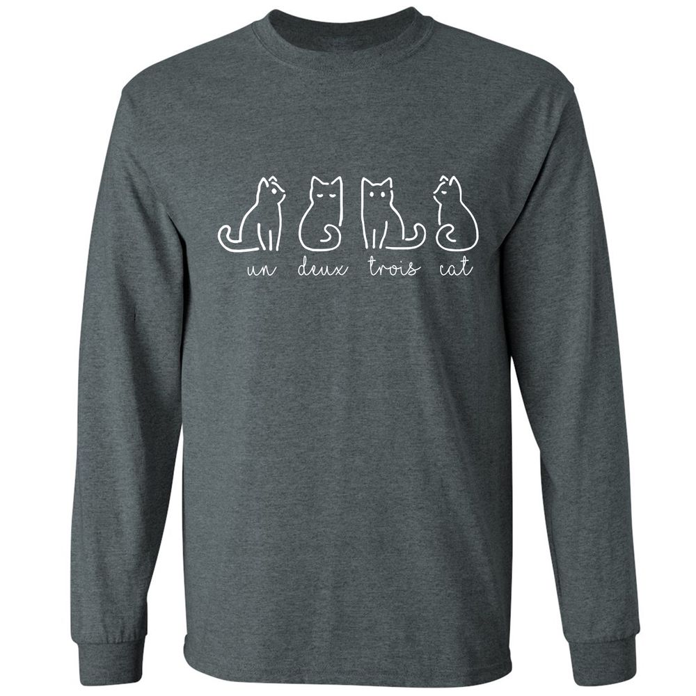 Long Sleeve T-Shirt - PR38D4M1 - Dark Heather - 15
