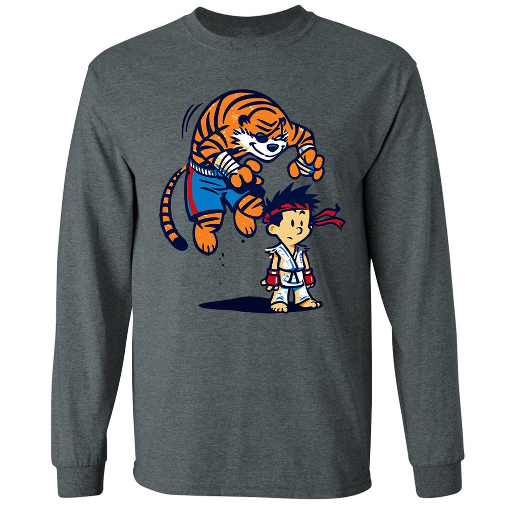 Long Sleeve T-Shirt - SWRT7JJV - Dark Heather - 15