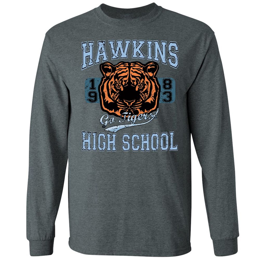 Long Sleeve T-Shirt - 51CY5ZMR - Dark Heather - 15